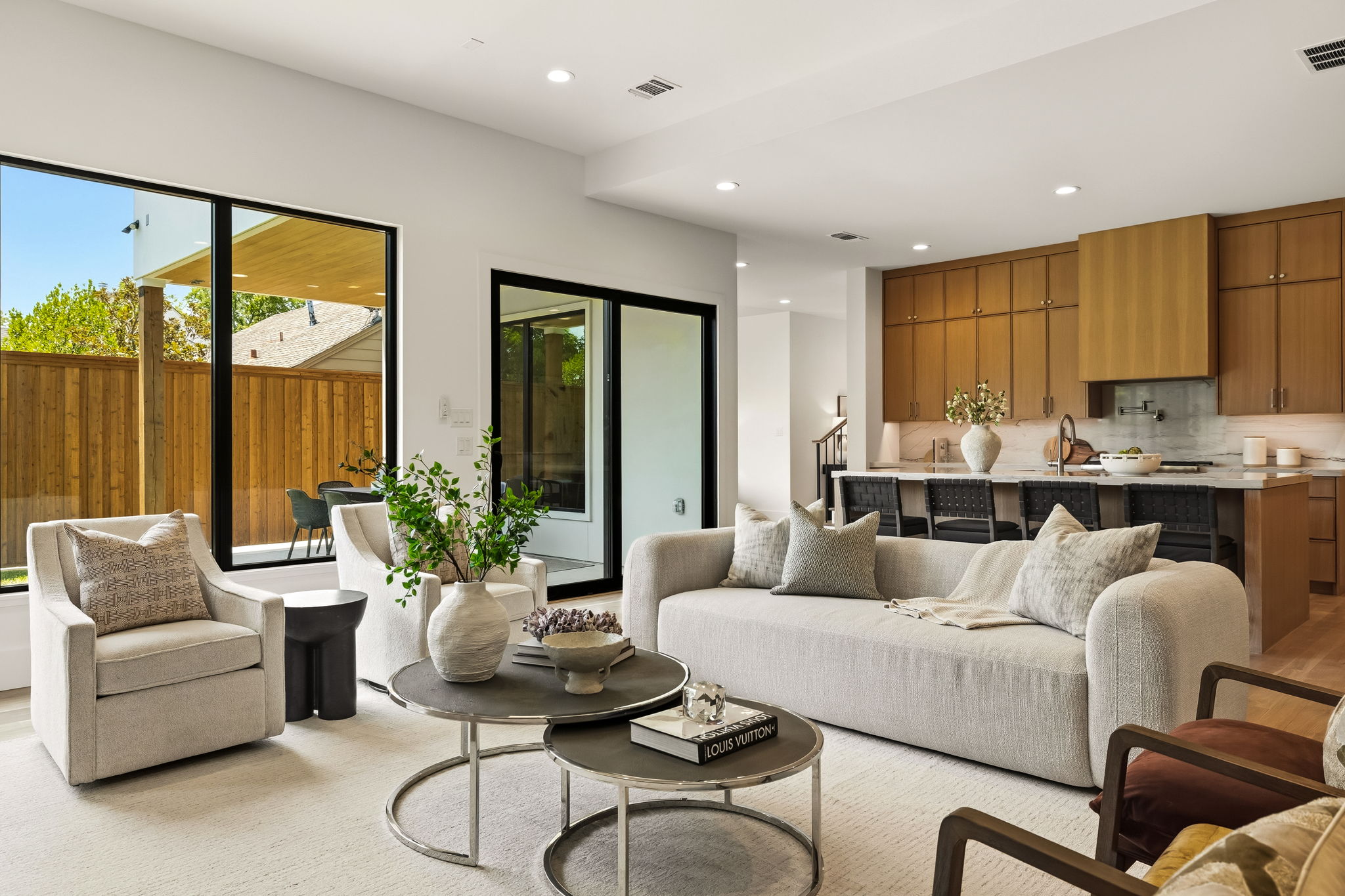 7714 Morton Street - Living Room