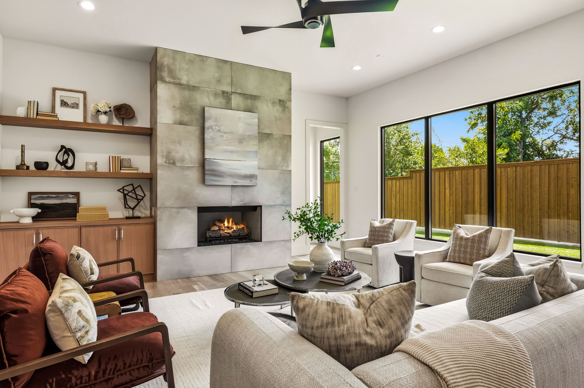 7714 Morton Street - Great Room Fireplace